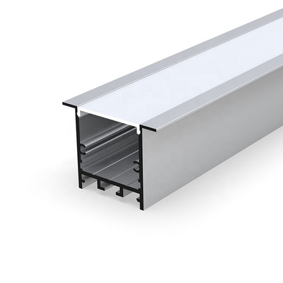 Profilo sospeso anodizzato del LED, striscia 50 x 35mm di superficie d'argento della luce LED di profilo
