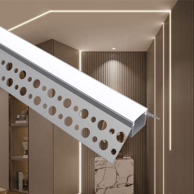 Profilo del pannello di carta e gesso LED del muro a secco di Trimless per il materiale della lega di alluminio della striscia del LED