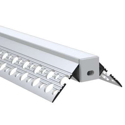 Gesso d'argento di colore nel profilo del LED, profili di alluminio dell'estrusione del LED per il guardaroba