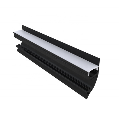 ODM dell'OEM nero di alluminio espulso del montaggio di superficie di Manica di luce della striscia del LED