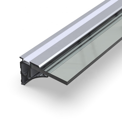 Profilo montato di superficie del pannello di carta e gesso LED, Manica di alluminio espulso d'argento del LED