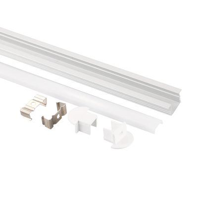 Lampada da incasso a parete in gesso da cucina in profilo di alluminio a led decorativo