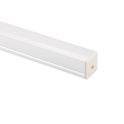 la forma di larghezza U di 20mm ha condotto la luce di alluminio del guardaroba della cucina della copertura del PC di profilo
