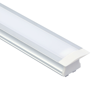 U modella il Manica di alluminio della luce della mobilia LED, profilo messo di alluminio d'argento del LED