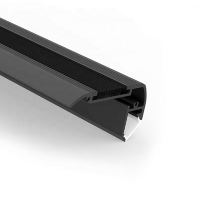 materiale T5 della lega di alluminio di colore del nero di profilo del pannello di carta e gesso LED di 1m 2m 6063