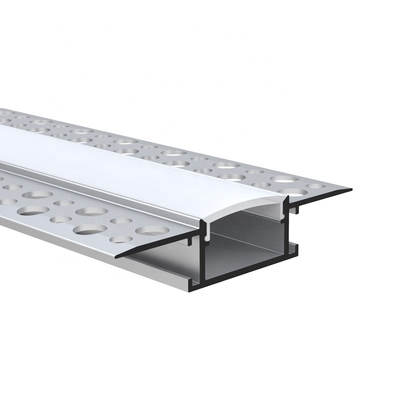 Colore d'argento di Trimless del muro a secco di Manica del LED messo striscia leggera