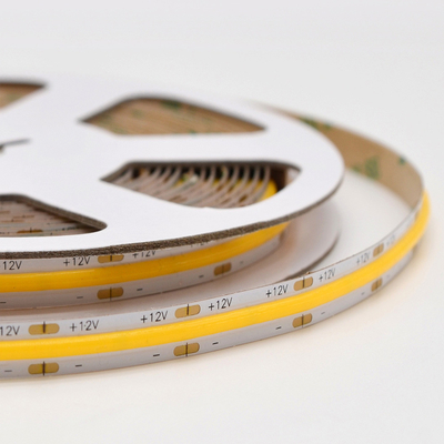strisce della PANNOCCHIA LED di larghezza di 8mm, dc bianco caldo della striscia di 3000k LED 12 volt