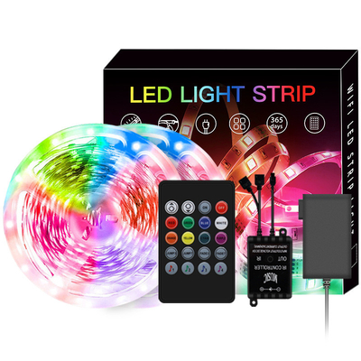 Striscia di RGB LED di controllo 5050 di Bluetooth APP impermeabile per la decorazione all'aperto dell'interno