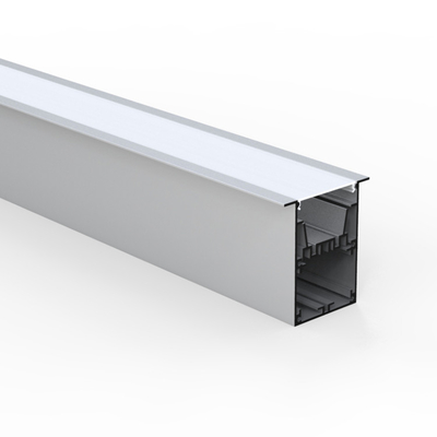 Luce anodizzata LED di alluminio, profili di alluminio d'argento di profilo di alta qualità di Manica