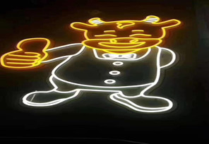 Metropolitana di neon al neon dei ristoranti 10mm 12V LED Flex Light Rgb Flexible Led