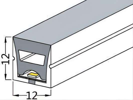 Metropolitana flessibile 12×12mm del silicone del LED per il ODM dell'OEM al neon delle luci del LED