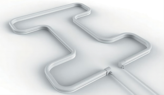 Metropolitana multicolore 24V 12V 20×20mm del silicone del LED per luce al neon