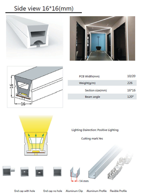 La tubatura del silicone della famiglia per le luci del LED quadra la forma IP68 impermeabile