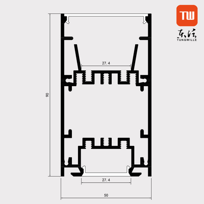 La superficie ha montato il profilo sospeso del LED, scanalatura a &quot;u&quot; di alluminio espelsa per le strisce del LED