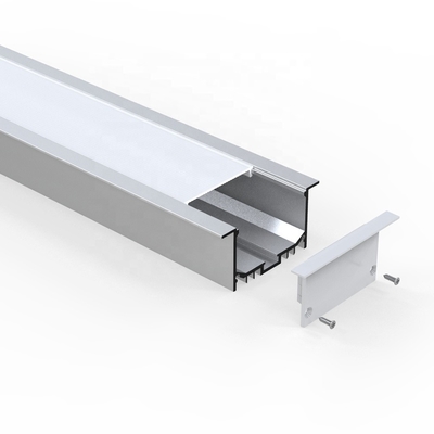 Un profilo di alluminio di 6063 leghe per illuminazione di striscia del LED, ha anodizzato il profilo della luce del LED