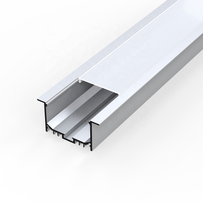 Un profilo di alluminio di 6063 leghe per illuminazione di striscia del LED, ha anodizzato il profilo della luce del LED