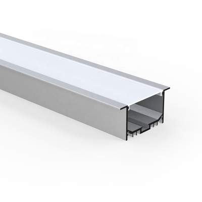 Un profilo di alluminio di 6063 leghe per illuminazione di striscia del LED, ha anodizzato il profilo della luce del LED