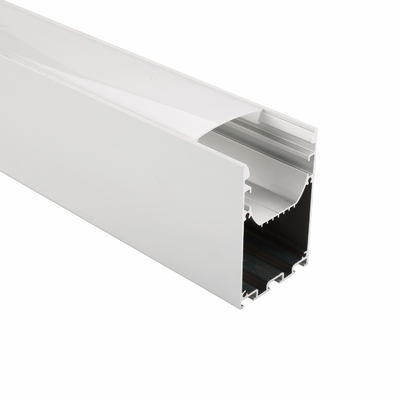 La stanza dell'ufficio ha sospeso il profilo 50×75mm del LED multicolori con la perforazione di saldatura