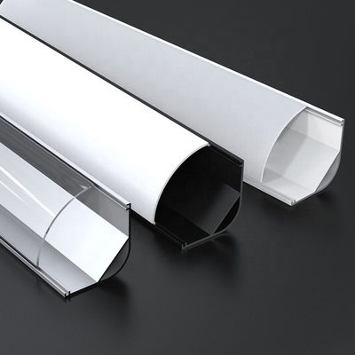 Manica d'angolo montato di superficie del LED, angolo 30×30mm del diffusore della striscia del LED per la cucina