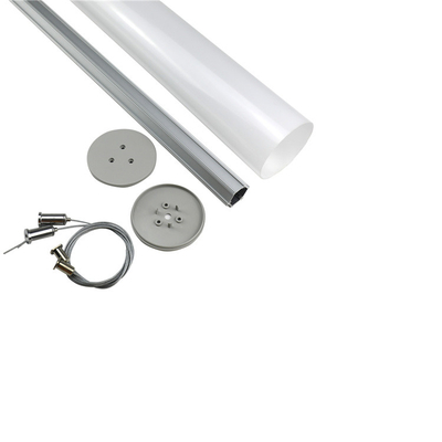 Profilo LED sospeso rotondo in alluminio 40 mm 50 mm 60 mm di diametro