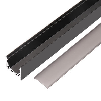 Profilo LED a montaggio superficiale per interni moderno 25mmx25mm per diffusore di luce a LED
