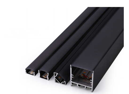 Profilo LED a montaggio superficiale per interni moderno 25mmx25mm per diffusore di luce a LED