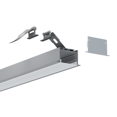Manica del muro a secco di 50x35mm LED, profilo di alluminio d'argento per il LED che accende striscia