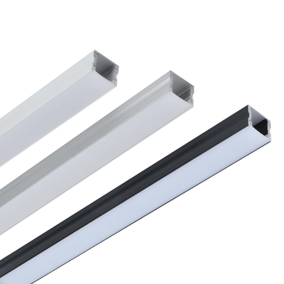 Materiale di alluminio di plastica montato di superficie 6063 T5 di profilo dell'estrusione LED