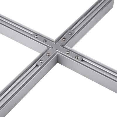 Manica di alluminio del quadrato per illuminazioni di striscia del LED dimensione di 25mm x di 25mm
