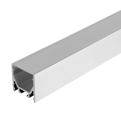 Manica di alluminio del quadrato per illuminazioni di striscia del LED dimensione di 25mm x di 25mm