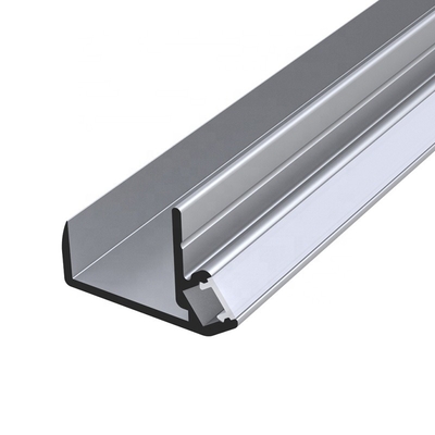 Profilo dell'angolo LED del muro a secco, colore d'argento nero di Manica della striscia da 45 gradi LED