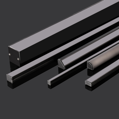 Profilo nero sottile della striscia del LED, Manica di alluminio del cinema LED con l'OEM della copertura