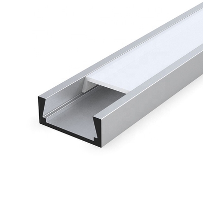 6063 certificazione di alluminio del CE ROHS di profilo di Manica delle lampade fluorescenti del LED
