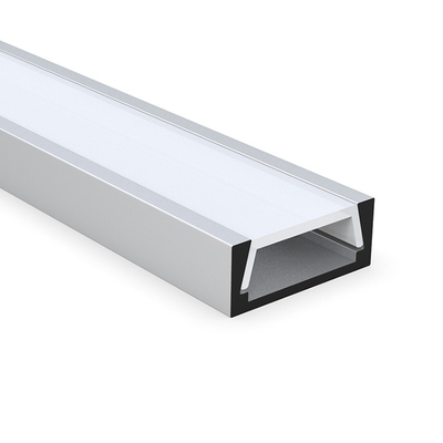 6063 certificazione di alluminio del CE ROHS di profilo di Manica delle lampade fluorescenti del LED
