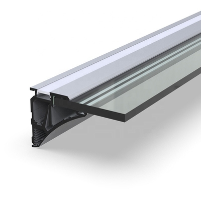 Profilo montato di superficie del pannello di carta e gesso LED, Manica di alluminio espulso d'argento del LED