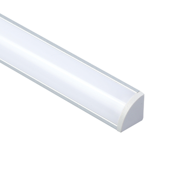 Profilo in alluminio a LED montato ad angolo con luce da cucina a forma di V a forma di canale a LED ad angolo da 8 * 8 mm