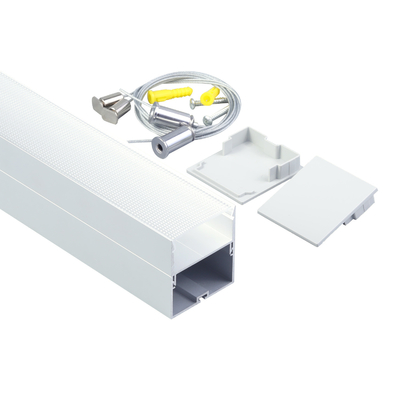 Apparecchi di illuminazione a soffitto con profilo in alluminio a sospensione da 40 mm decorativi