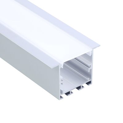 U Shape 6063 Profilo di estrusione a led sospeso con canale in alluminio a striscia led