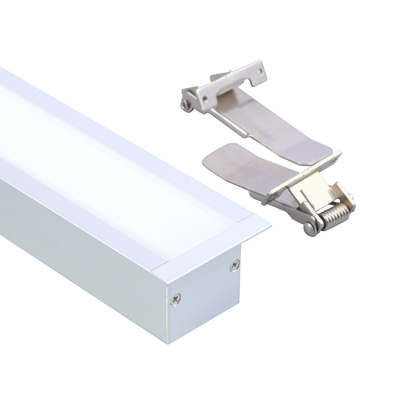 U Shape 6063 Profilo di estrusione a led sospeso con canale in alluminio a striscia led