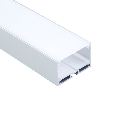 6063 T3 Profilo in alluminio a luce di striscia a led quadrato per illuminazione domestica