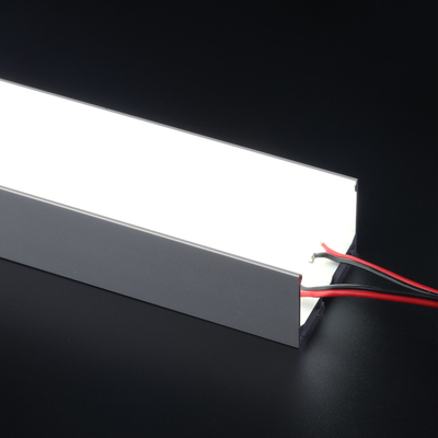 6063 T3 Profilo in alluminio a luce di striscia a led quadrato per illuminazione domestica