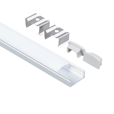 Profilo decorativo in alluminio a strisce luminose per la casa con copertura in PC