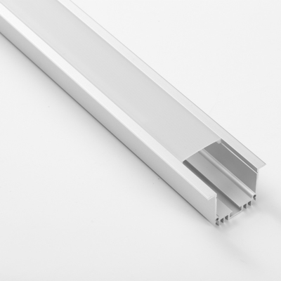Silver Dissipatore di Calore da Incasso a Led Profilo in Alluminio Canale per Armadietto Luminoso