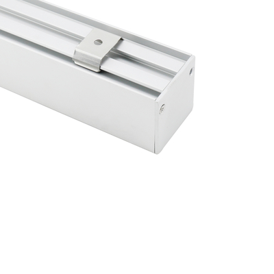 Illuminazione per ufficio a striscia rettangolare a forma di U Profilo a led sospeso in alluminio