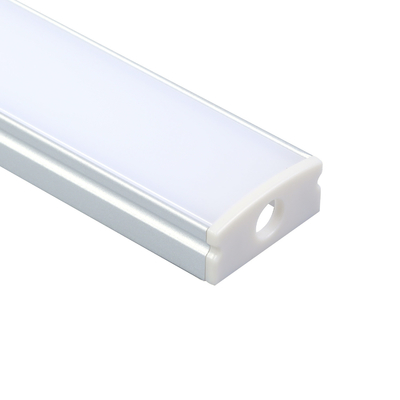 U modella il profilo di alluminio bianco nero d'argento di Manica LED dell'estrusione per la luce di striscia