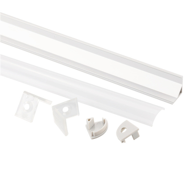 Profilo di alluminio 16X16mm dell'angolo LED dell'estrusione a forma di V del triangolo