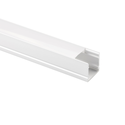 la forma di larghezza U di 20mm ha condotto la luce di alluminio del guardaroba della cucina della copertura del PC di profilo