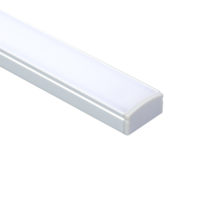 Profilo di alluminio principale di superficie 8mm esile della striscia, Manica principale su ordinazione leggero lineare
