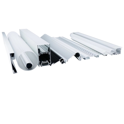 Profilo di alluminio principale di superficie 8mm esile della striscia, Manica principale su ordinazione leggero lineare