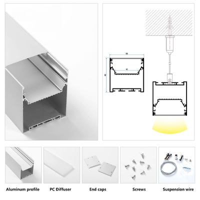 Lampada principale sospensione decorativa dell'installazione della parete di profilo della striscia